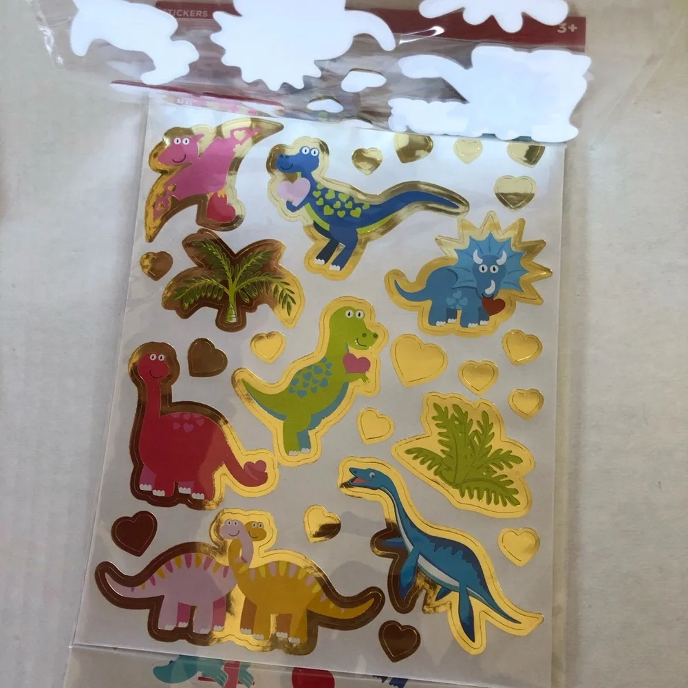 🌵3/$15 Dinosaur Valentine’s crafts card and stickers (see description)